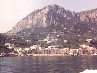 Capri from the boat